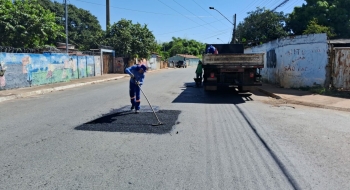 Prefeitura de Goiânia tapa 15,5 mil buracos nos 20 primeiros dias do ano